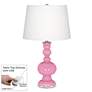 Candy Pink Apothecary Table Lamp with Dimmer