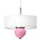 Candy Pink Cleo 16" Wide Pendant Chandelier