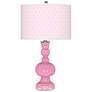Candy Pink Diamonds Apothecary Table Lamp