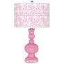 Candy Pink Gardenia Apothecary Table Lamp