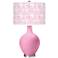 Candy Pink Gardenia Ovo Table Lamp