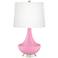 Candy Pink Gillan Glass Table Lamp