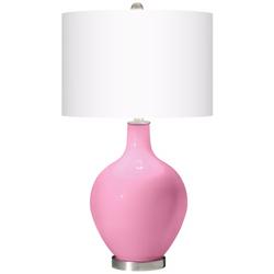 Candy Pink Ovo Table Lamp