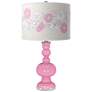 Candy Pink Rose Bouquet Apothecary Table Lamp