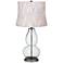 Candy-Stripe Shade Clear Fillable Double Gourd Table Lamp