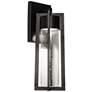 Cane 18 3/4" High Black LED Outdoor Wall Light