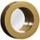 Cane Gold 10 1/4" Round Wood Wall Mirror