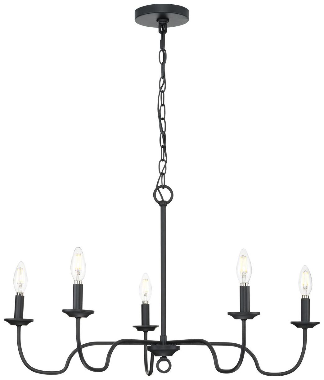 Thumbnail3 of Canebrake Collection Five-Light Chandelier Light more views