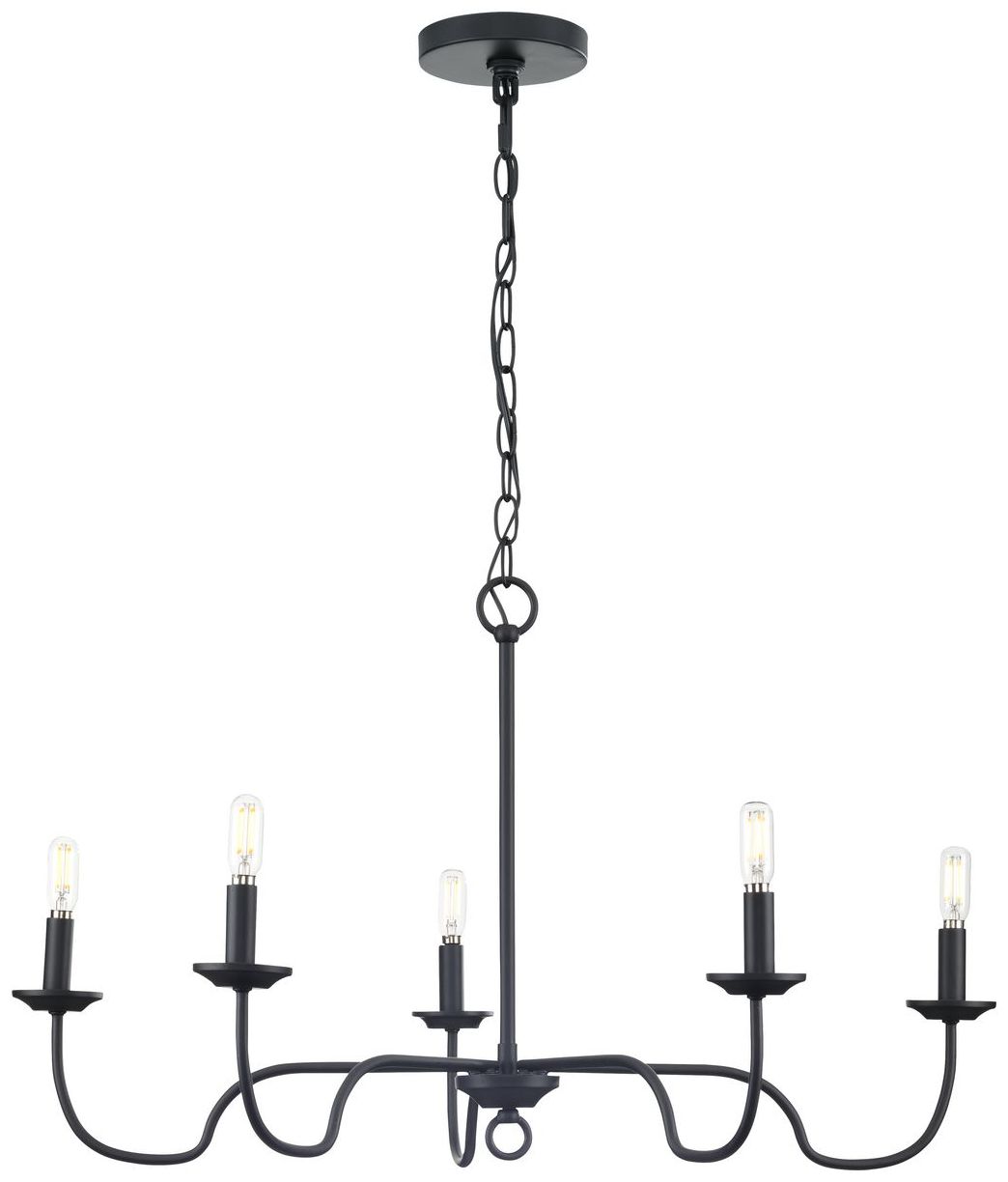 Canebrake Collection Five-Light Chandelier Light