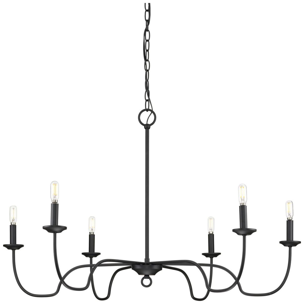 Canebrake Collection Six-Light Chandelier Light