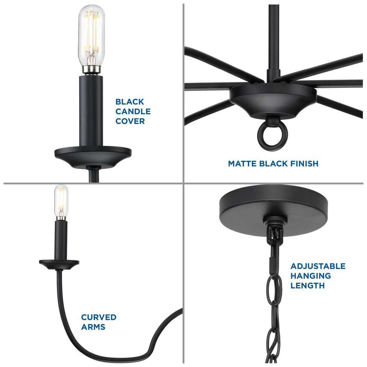 Image 6 Canebrake Collection Six-Light Chandelier Light more views