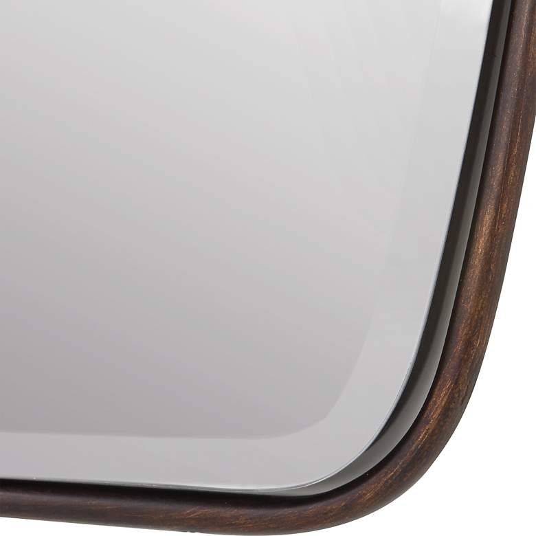 Image 4 Canillo Distressed Dark Bronze 21 1/4" x 36 1/4" Wall Mirror more views