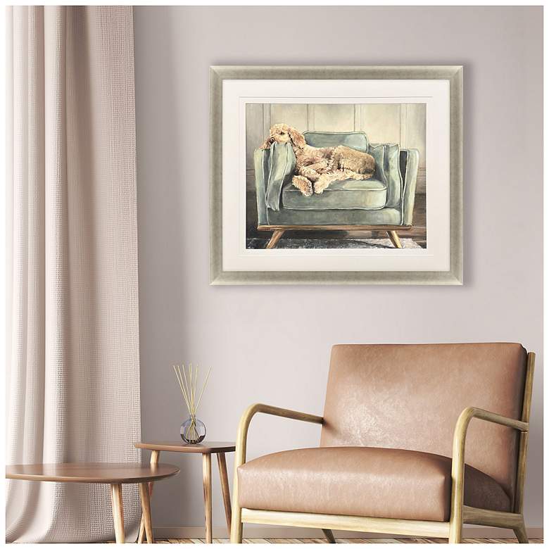 Image 4 Canine Portrait 43"W x 37"H Framed Art more views