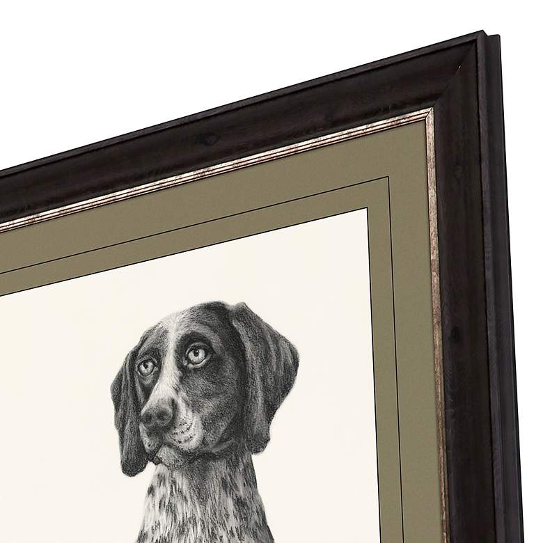 Image 2 Canine Watch 44 inch High Rectangular Giclee Framed Wall Art more views