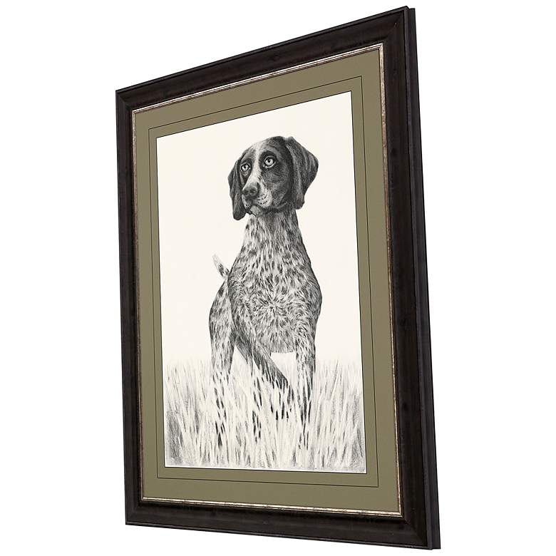 Image 3 Canine Watch 44 inch High Rectangular Giclee Framed Wall Art more views