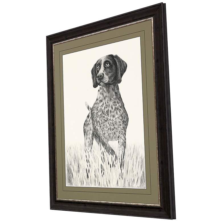 Image 3 Canine Watch 44" High Rectangular Giclee Framed Wall Art more views