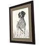Canine Watch 44" High Rectangular Giclee Framed Wall Art