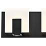 2_Canmore 20 1/4"W Matte Black 3-Light LED Vanity Bath Light more views