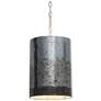Cannery 12" 2-Light Ombre Galvanized Pendant