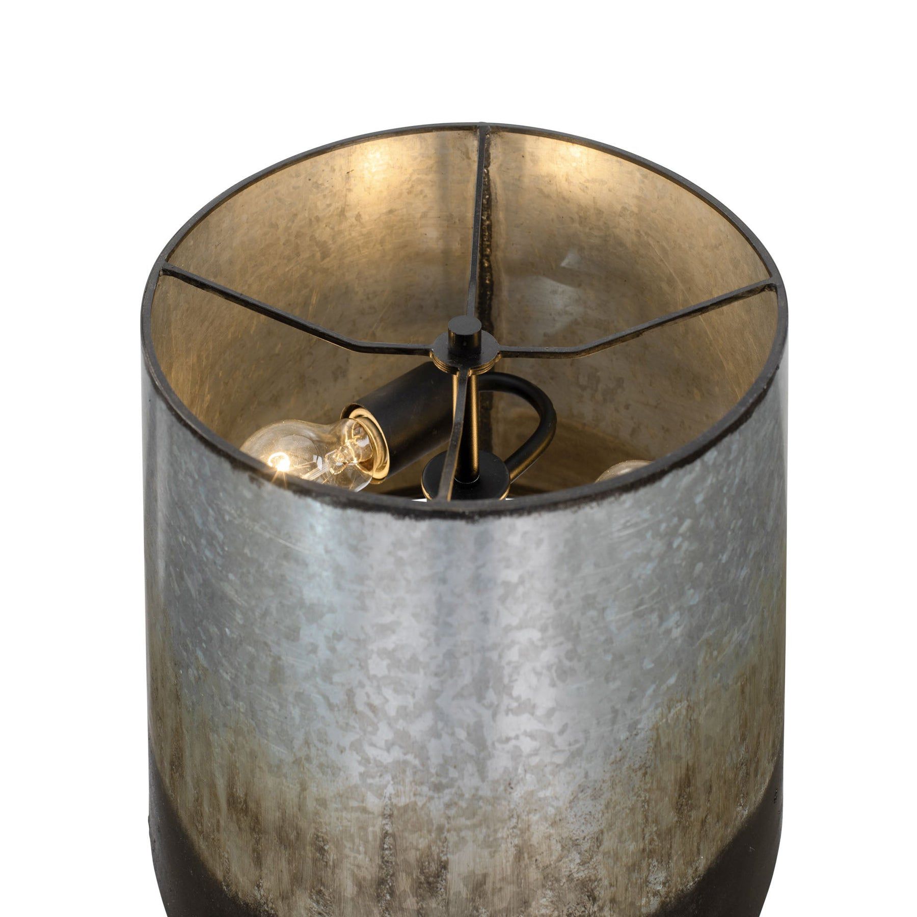 Image 2 Cannery 2-Lt Buffet Table Lamp - Ombre Galvanized more views