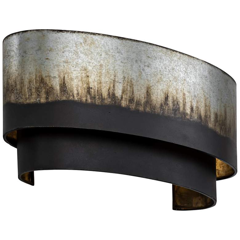 Image 1 Cannery 2-Lt Sconce - Ombre Galvanized