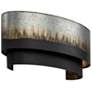 Cannery 2-Lt Sconce - Ombre Galvanized