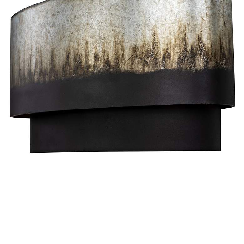 Image 3 Cannery 2-Lt Sconce - Ombre Galvanized more views