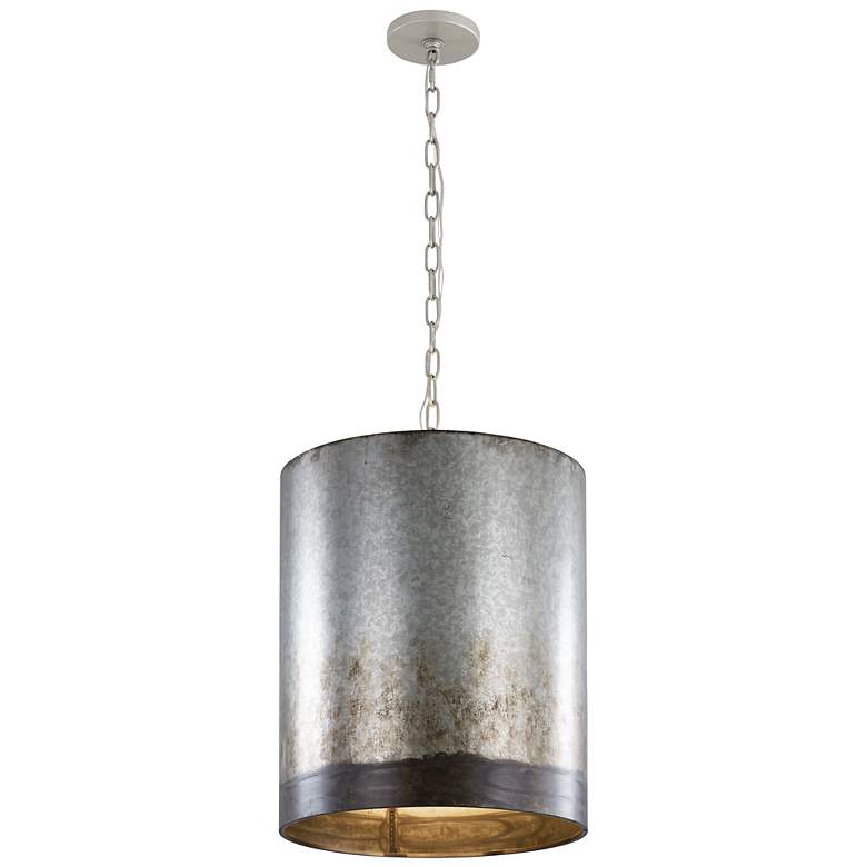 Image 1 Cannery 3-lt Pendant - Ombre Galvanized