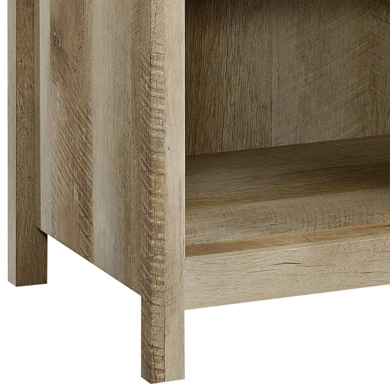 Image 4 Cannery Bridge 22 1/4" Wide Lintel Oak 1-Drawer Night Stand more views
