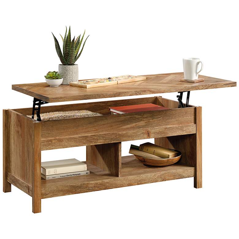 Image 5 Cannery Bridge 43 1/4"W Sindoori Mango Lift-Top Coffee Table more views
