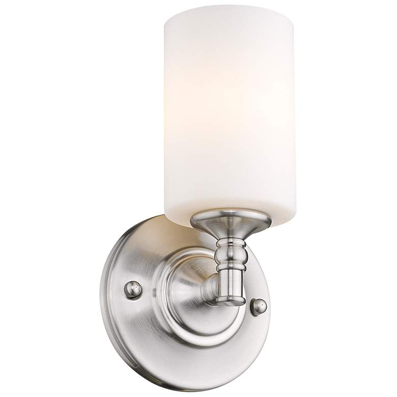 Image 1 Cannondale by Z-Lite Brushed Nickel 1 Light Wall Sconce