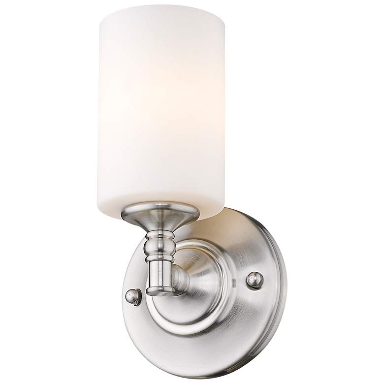 Image 1 Cannondale by Z-Lite Brushed Nickel 1 Light Wall Sconce