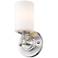 Cannondale by Z-Lite Brushed Nickel 1 Light Wall Sconce