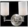 Cannondale by Z-Lite Brushed Nickel 2 Light Vanity