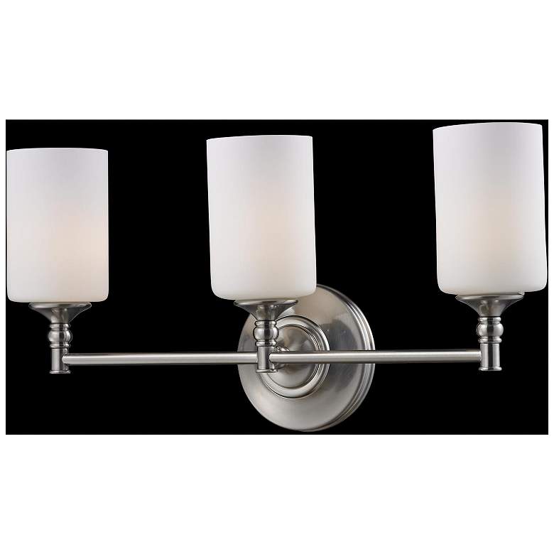 Image 1 Cannondale by Z-Lite Brushed Nickel 3 Light Vanity