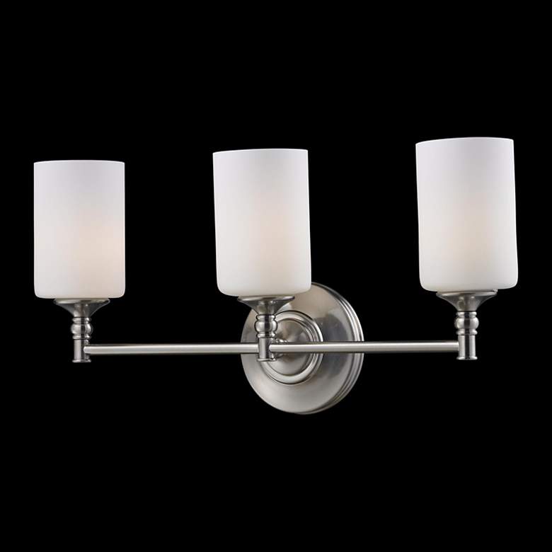 Image 1 Cannondale by Z-Lite Brushed Nickel 3 Light Vanity