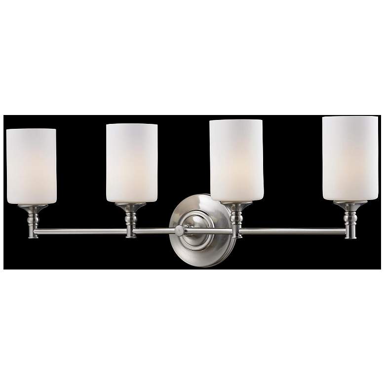 Image 1 Cannondale by Z-Lite Brushed Nickel 4 Light Vanity