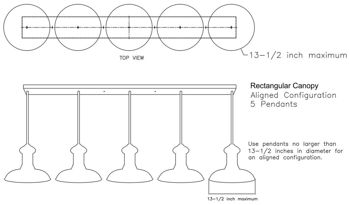 Image 6 Canopy Kit 60" Length for Up to 5 Pendan more views