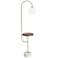 Cantara End Table Floor Lamp with USB Port and Charger