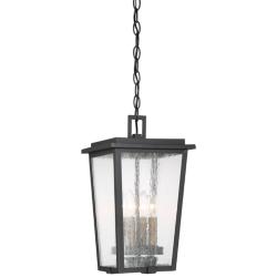 Cantebury 16 1/4&quot; High Sand Black Outdoor Hanging Light