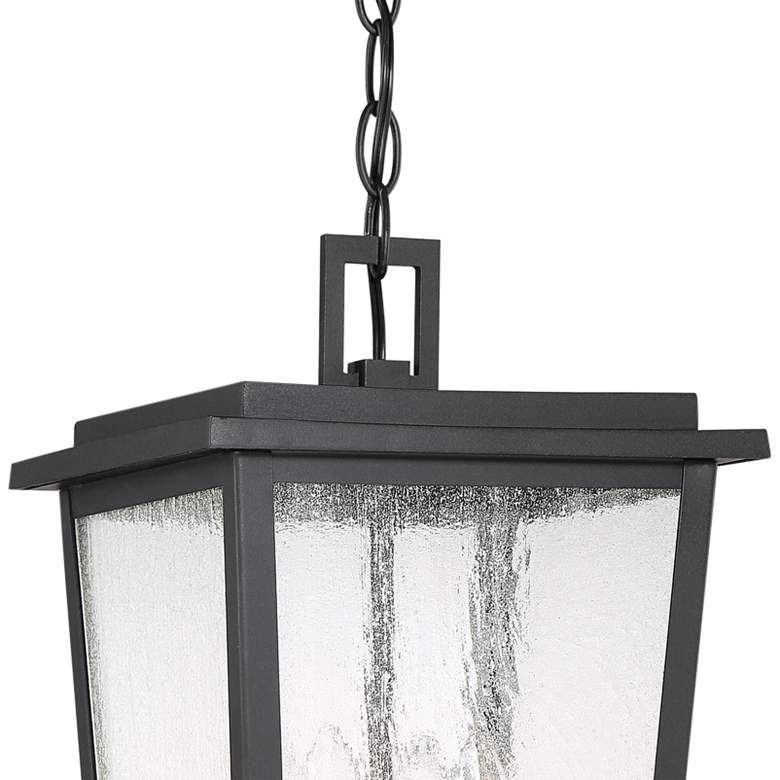 Image 3 Cantebury 16 1/4" High Sand Black Outdoor Hanging Light more views