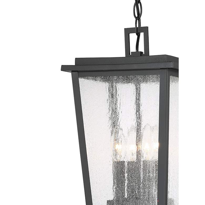 Image 5 Cantebury 16 1/4" High Sand Black Outdoor Hanging Light more views