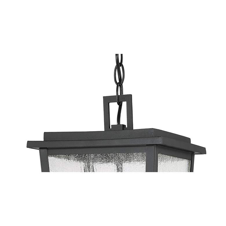 Image 6 Cantebury 16 1/4" High Sand Black Outdoor Hanging Light more views