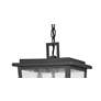 6_Cantebury 16 1/4" High Sand Black Outdoor Hanging Light more views
