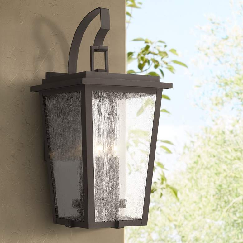 Image 1 Cantebury 32 inch High Sand Coal Outdoor Wall Light