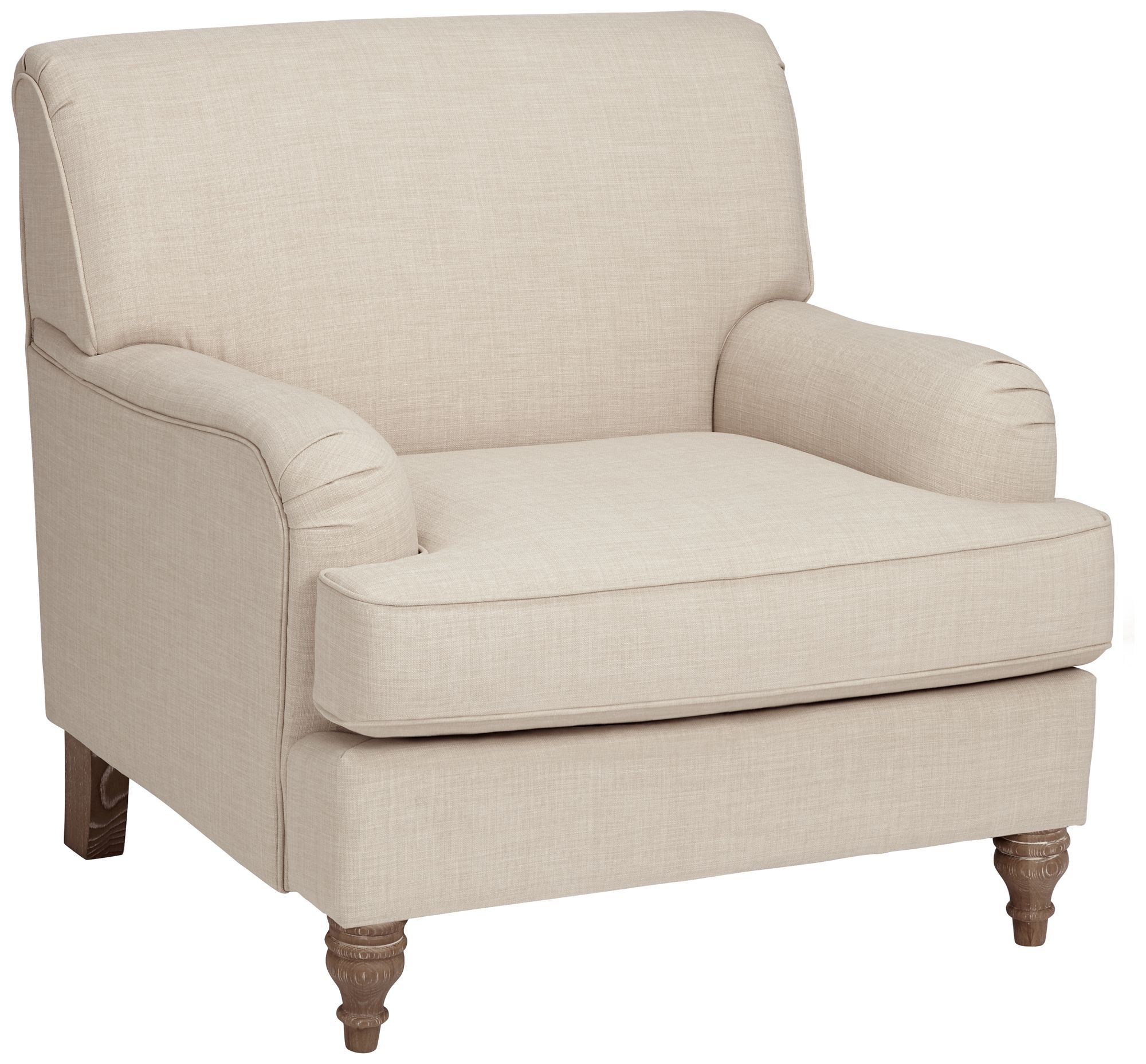 canterbury colony linen upholstered armchair