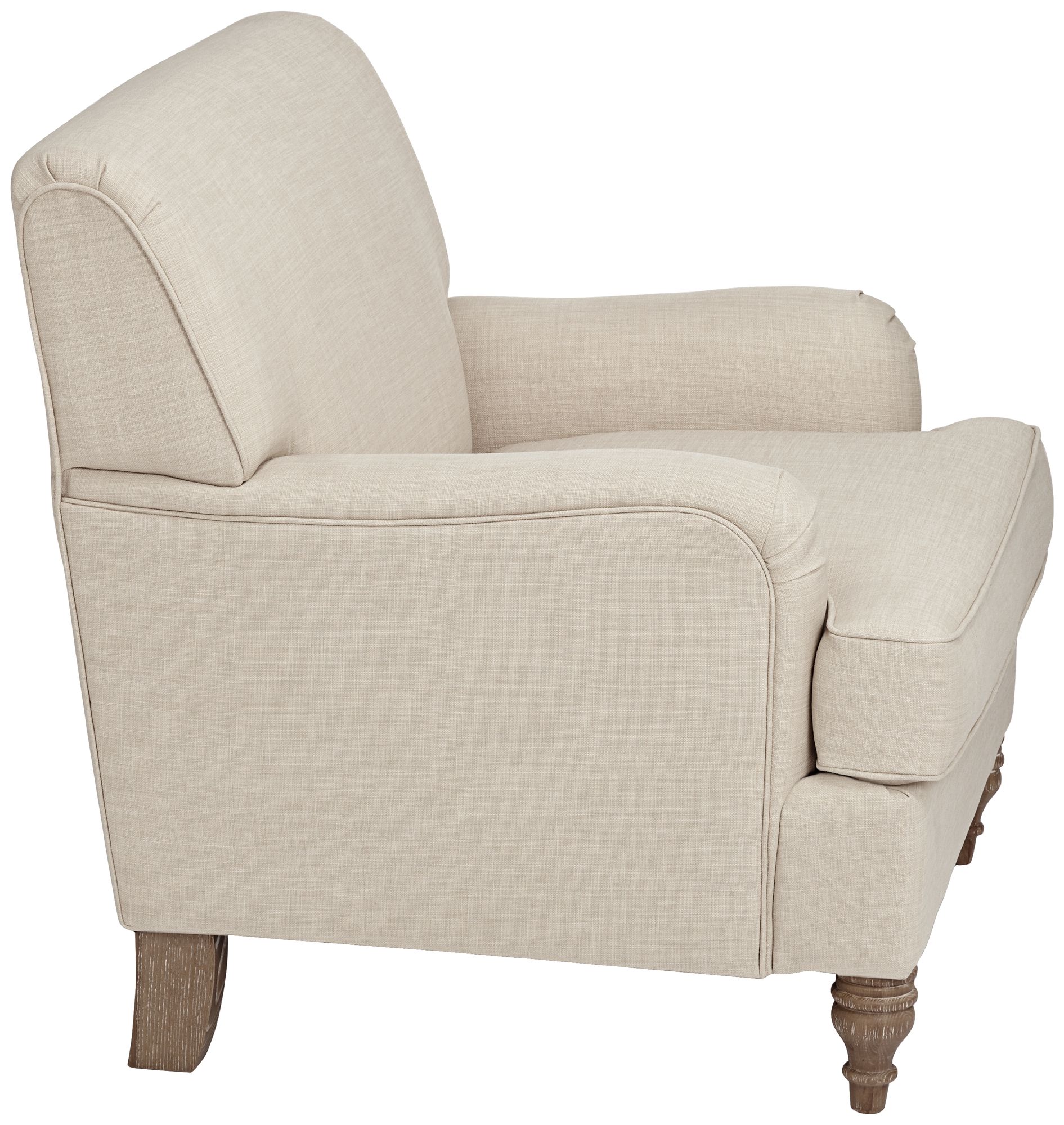 canterbury colony linen upholstered armchair