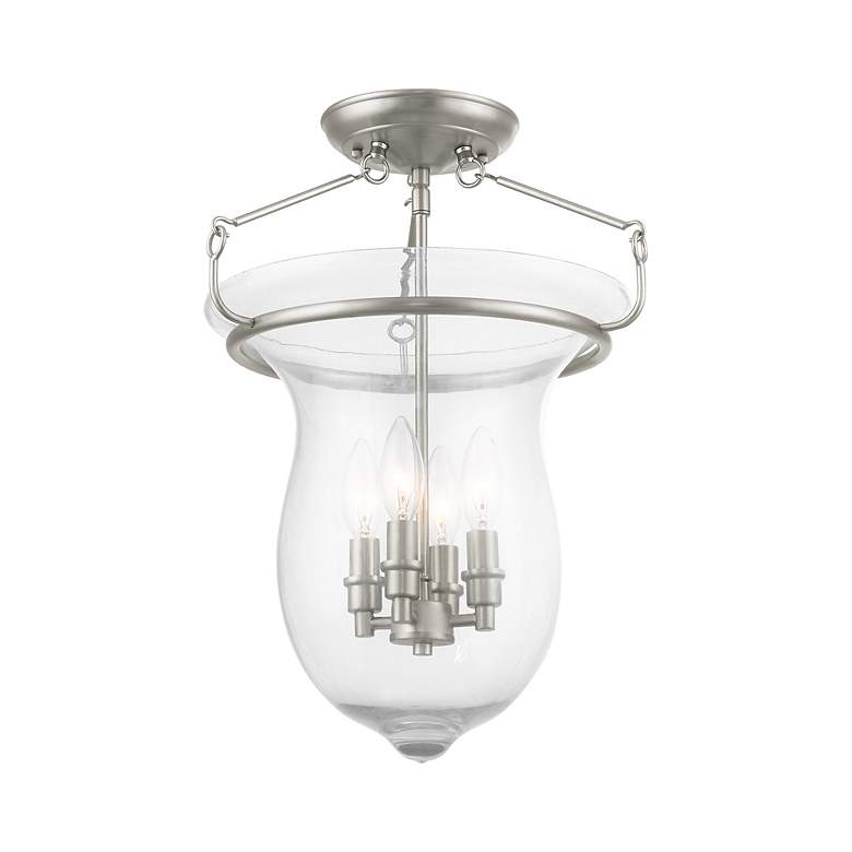 Image 3 Canterbury 4 Light Brushed Nickel Ceiling Mount more views
