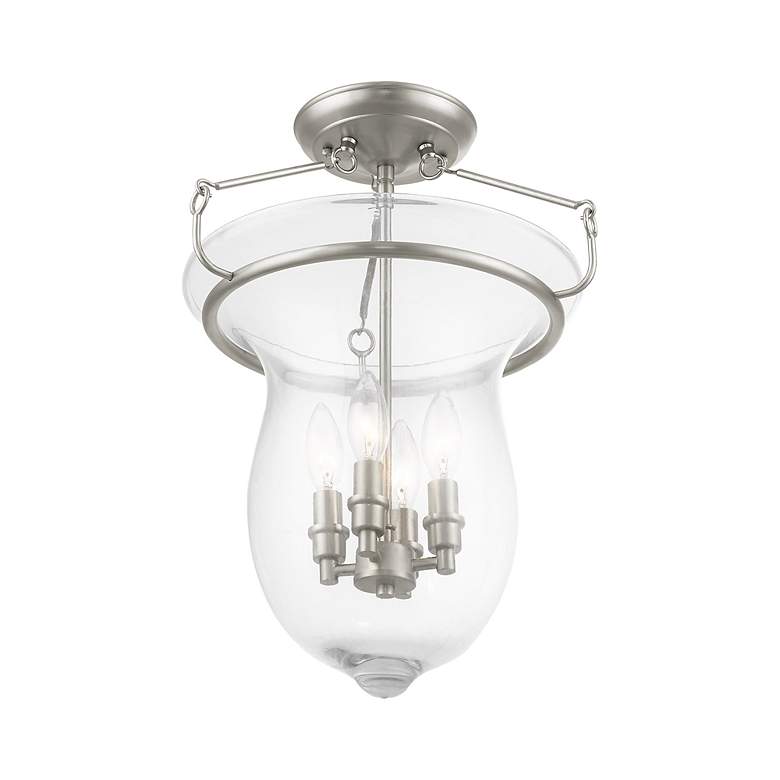 Image 4 Canterbury 4 Light Brushed Nickel Ceiling Mount more views