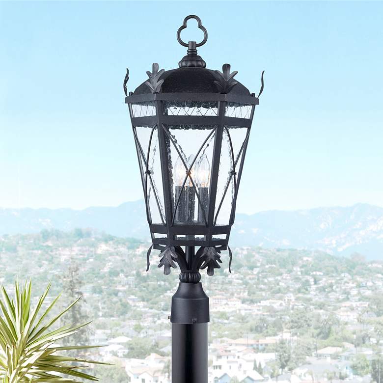 Image 1 Canterbury DC 26 3/4"H Artesian Bronze Outdoor Post Light